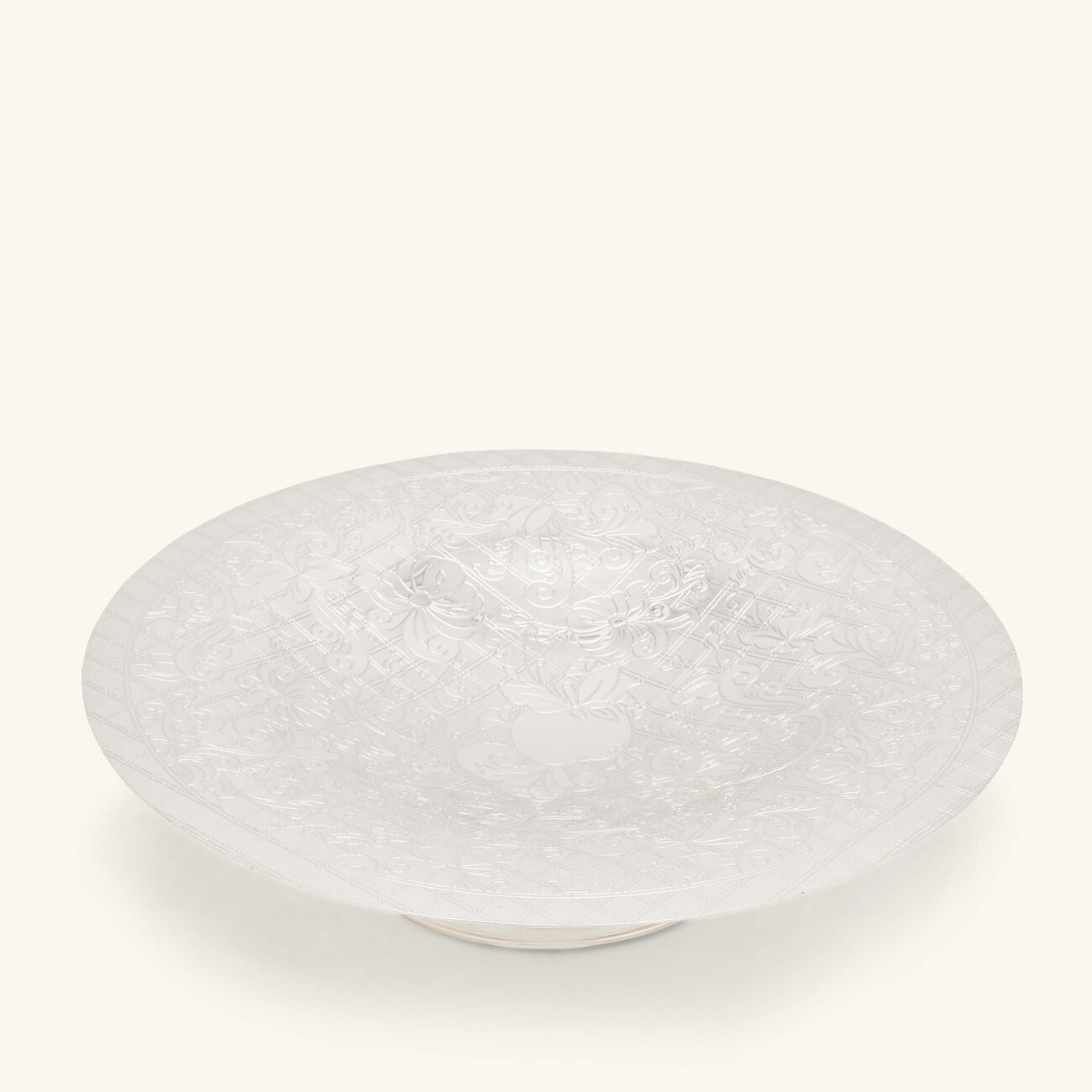 كريستوفل وعاء الضيافة جاردان ديدن باللون الفضي 35 سم