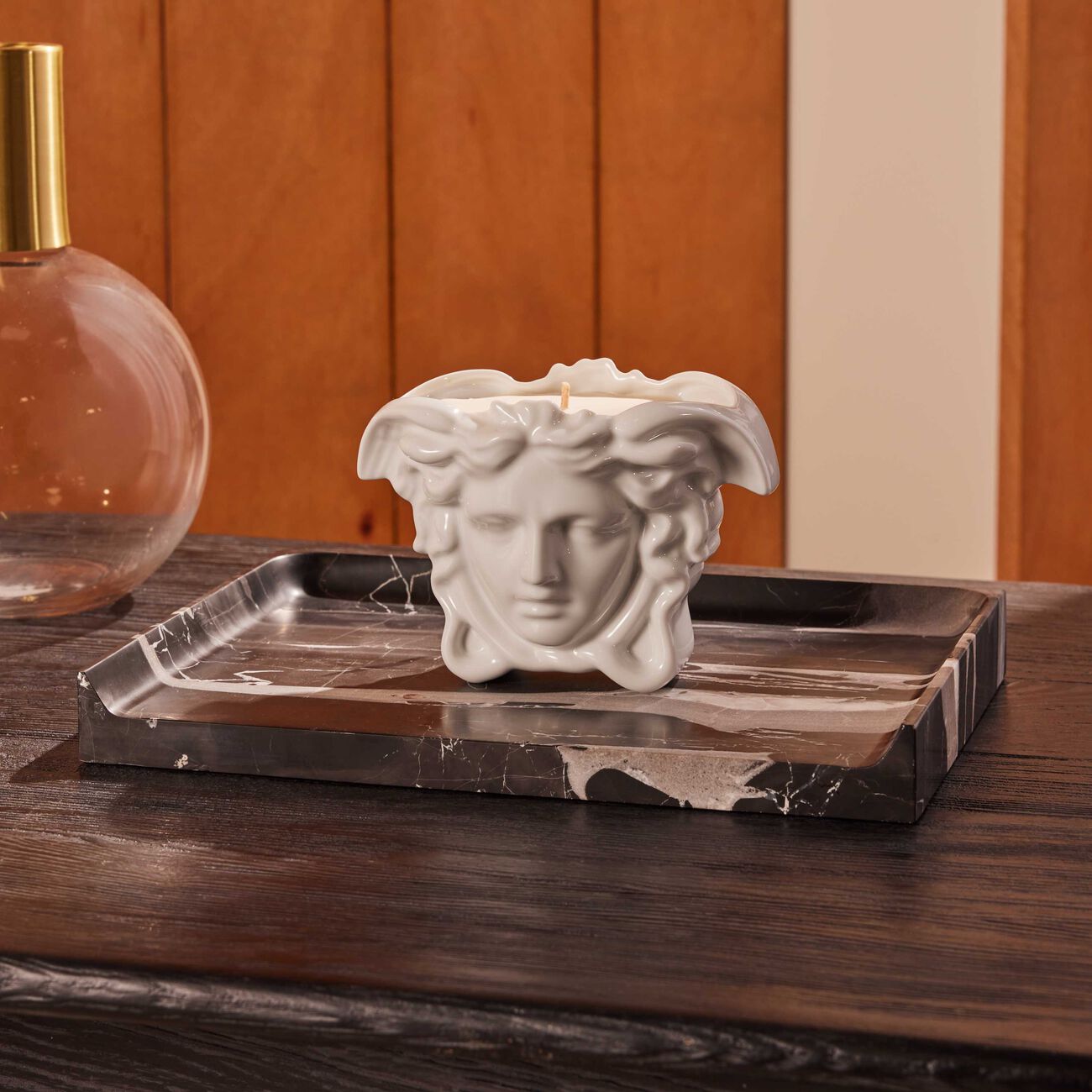Medusa Grande Candle White versace medusa grande candle white