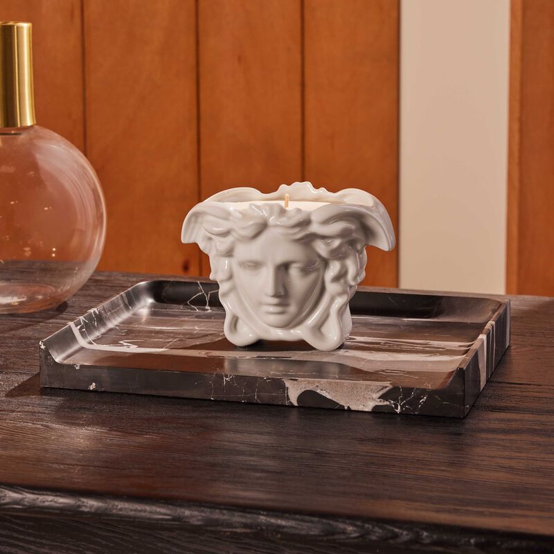 Medusa Grande Candle White versace medusa grande candle white