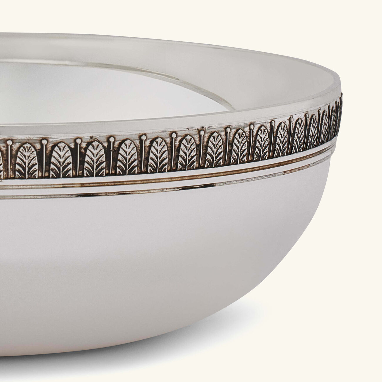 christofle malmaison serving bowl round silver plated