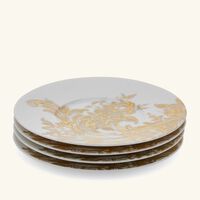 haviland stanislas dessert plate gold 16cm set of 4