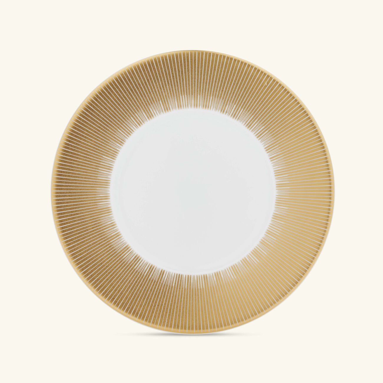 bernardaud sol bread   butter plate round gold 16cm