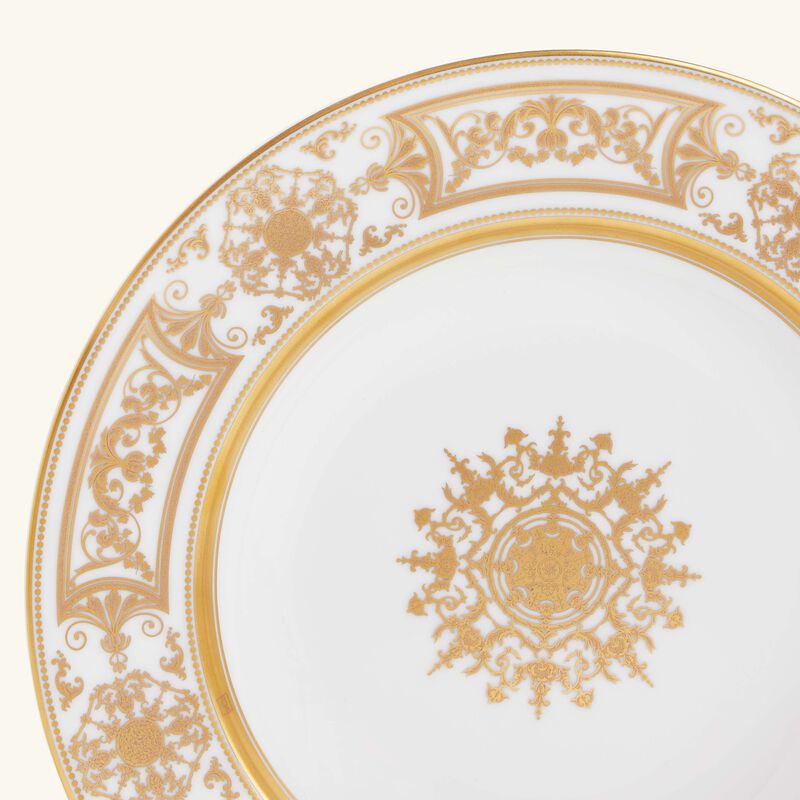 Aux Rois Soup Plate Round Gold 22cm bernardaud aux rois soup plate round gold 22cm