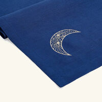 Crescent Napkin Blue Set Of 6 catherine denoual crescent napkin blue set of 6