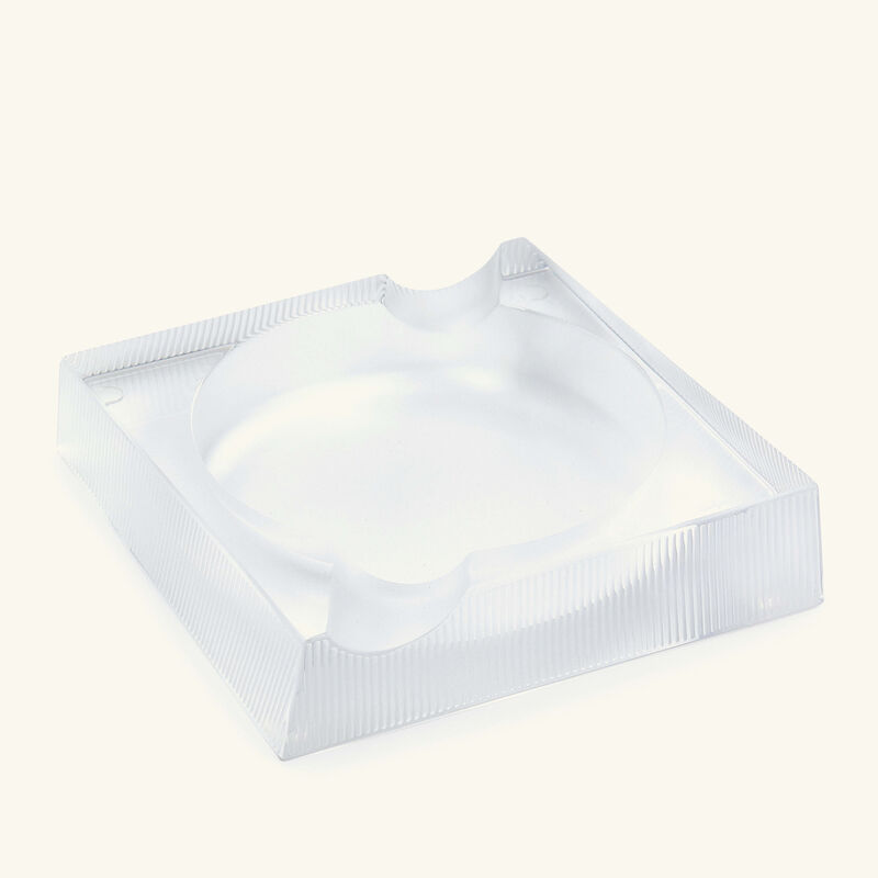 لاليك منفضة وينجن سيجار مربعة شفافة