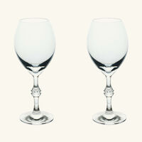 baccarat passion champagne glass clear set of 2