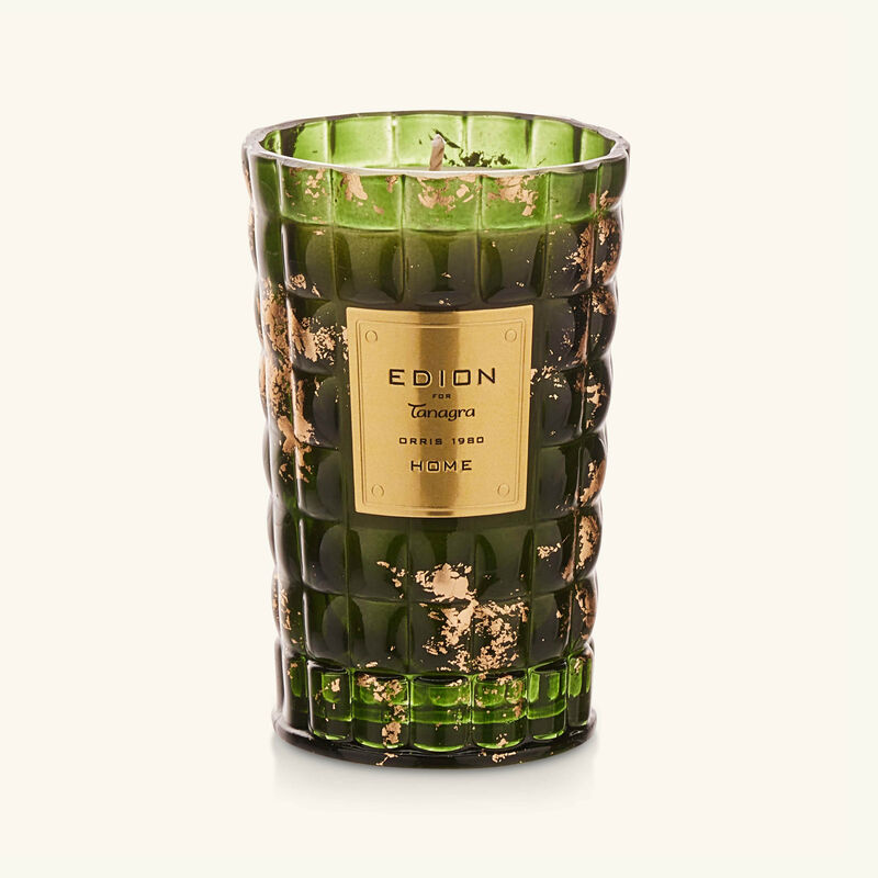 edion iris green scented candle 300g