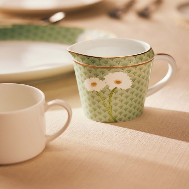 bernardaud praiana milk pitcher green
