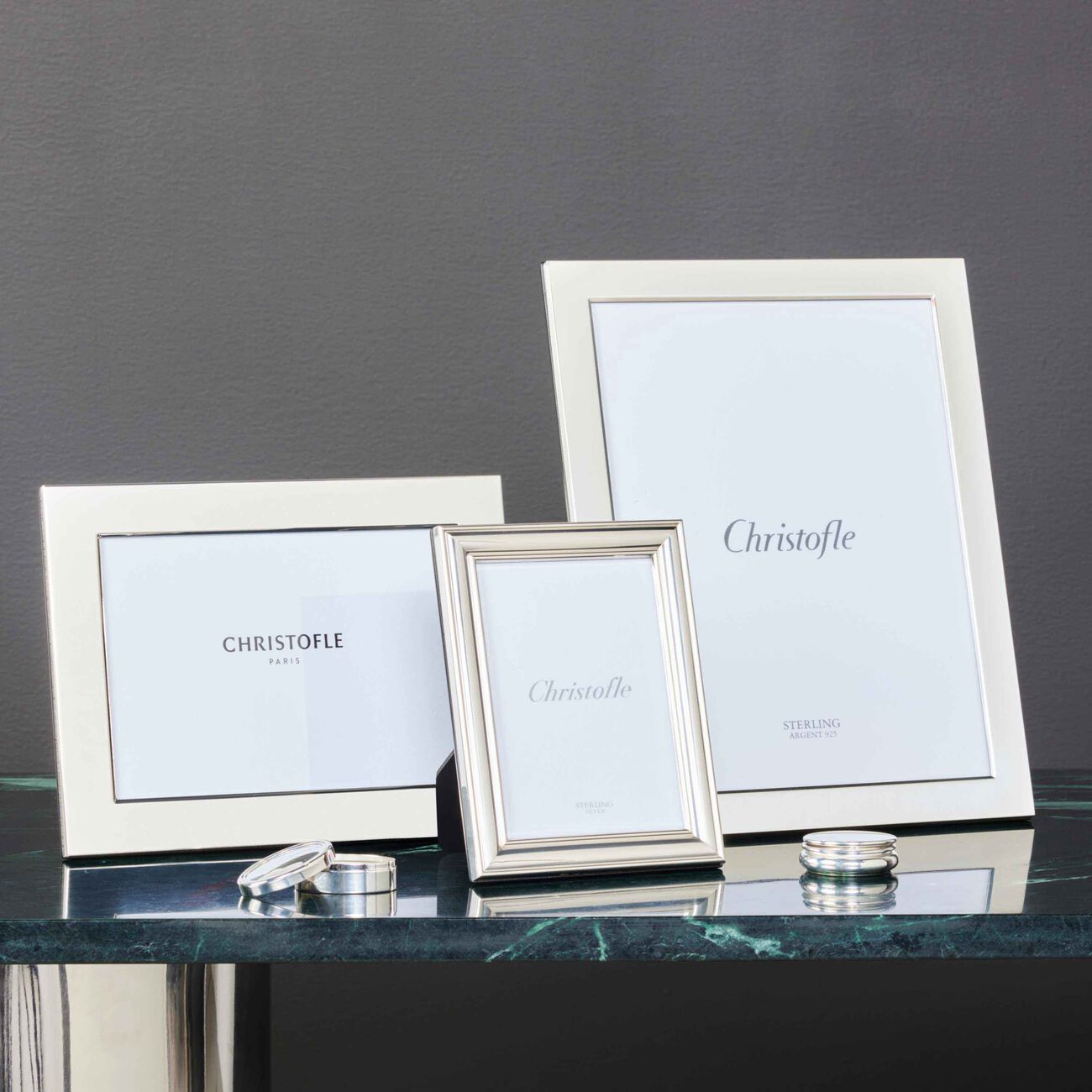 كريستوفل وعاء سكاكر غوسيه باللون الفضي