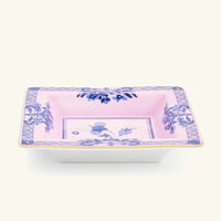 Oriente Italiano Azalea Trinket Tray Square Small Pink ginori 1735 oriente italiano azalea trinket tray square small pink