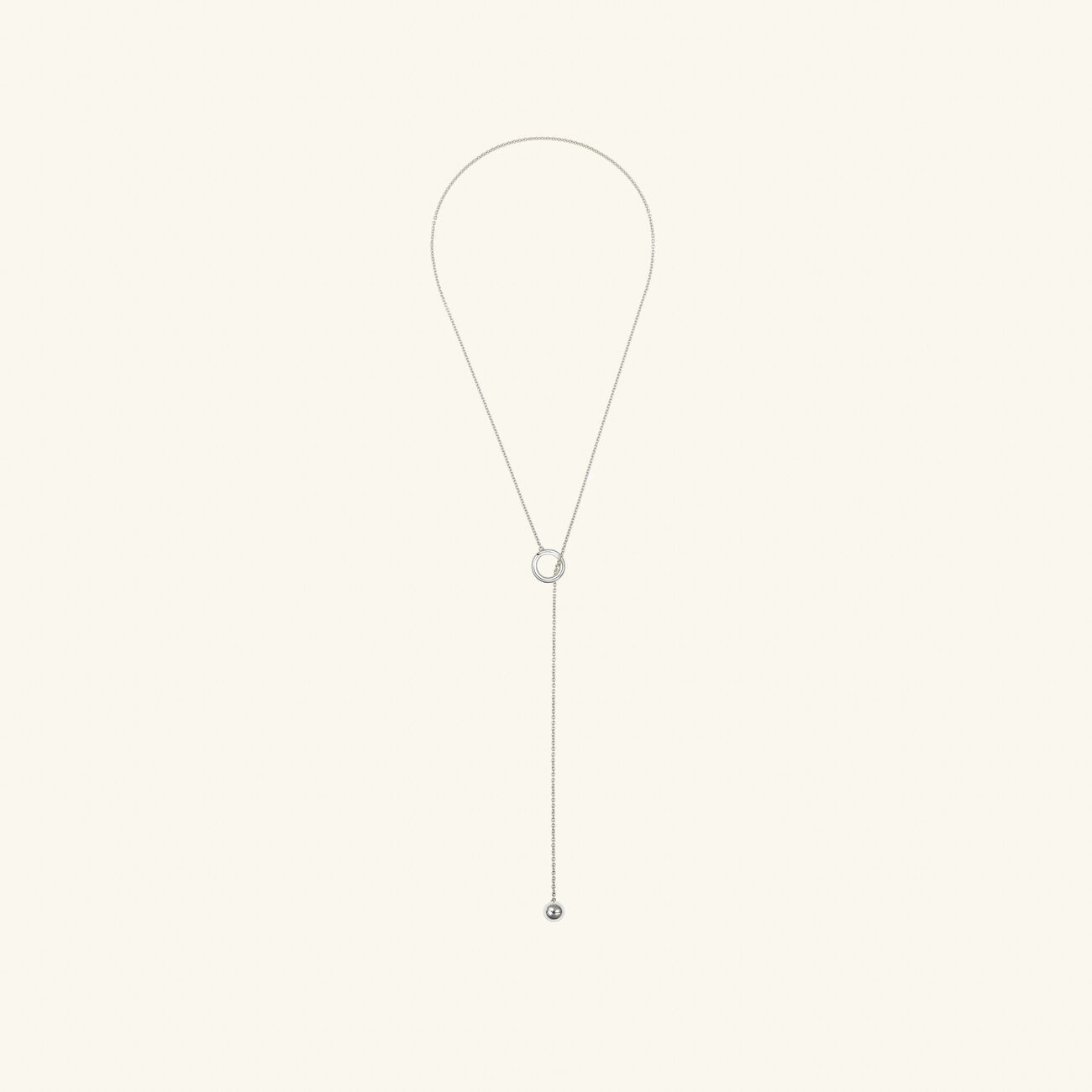 idole de christofle necklace tie sterling silver