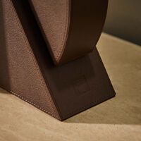 Cubist Right Bookend Brown assouline cubist right bookend brown