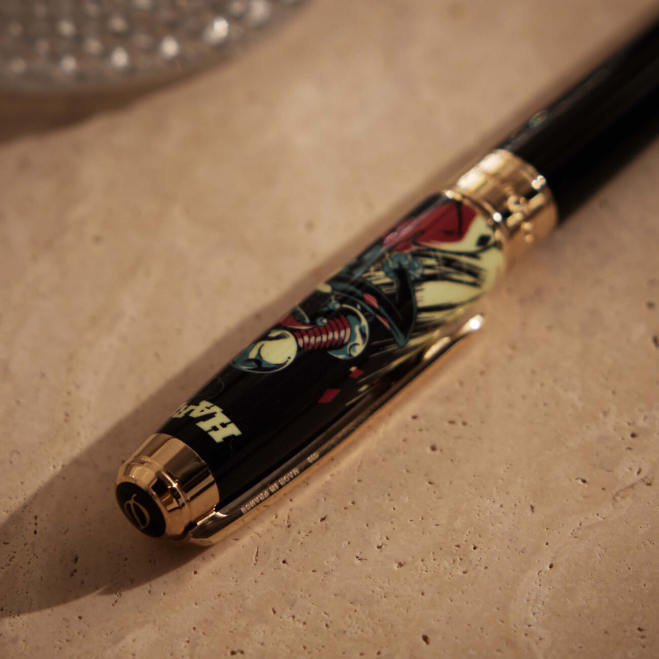 st dupont line d eternity dc comics rollerball pen gold