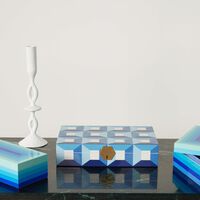 جوناثان أدلر صعلبة المجوهرات سورينتو المطلية بالورنيش الأزرق