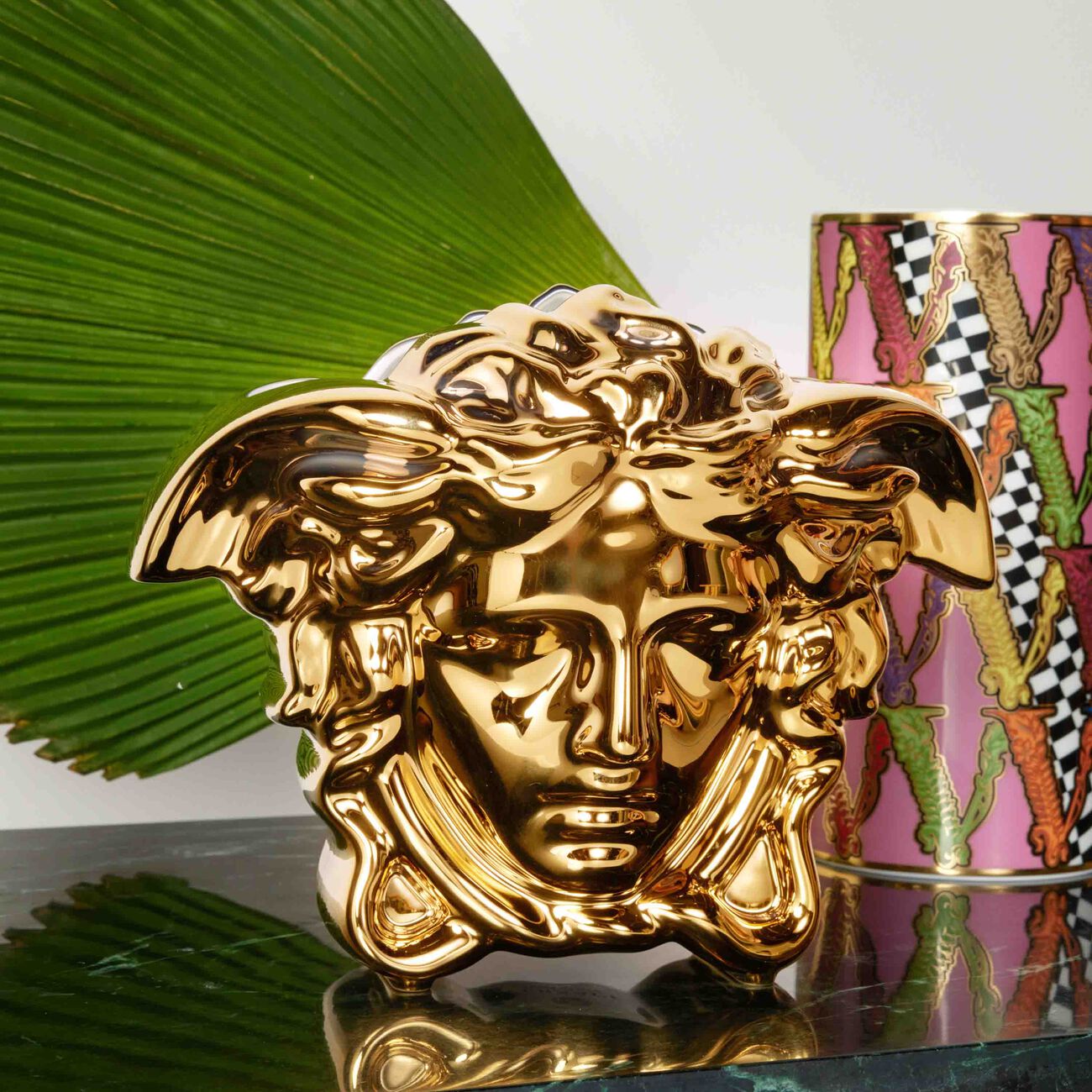 Medusa Grande Vase Small Gold versace medusa grande vase small gold
