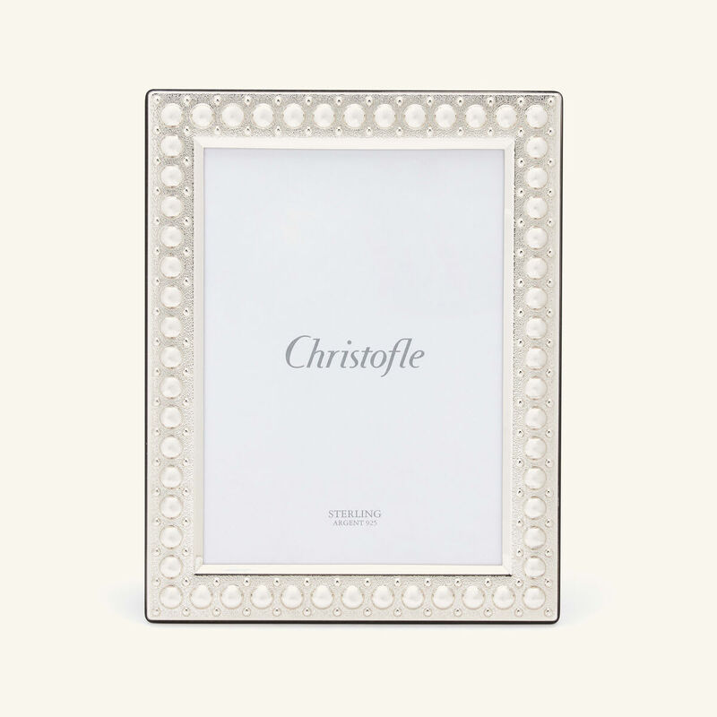 christofle perles picture frame silver 13x18cm
