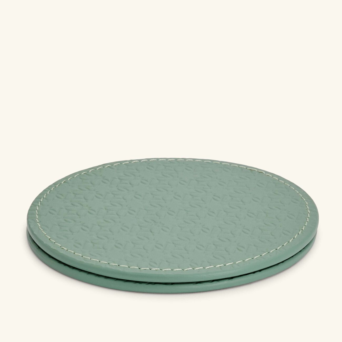 giobagnara elie saab monogram coaster agata green set of 2