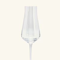 baccarat chateau champagne glasseses clear set of 2