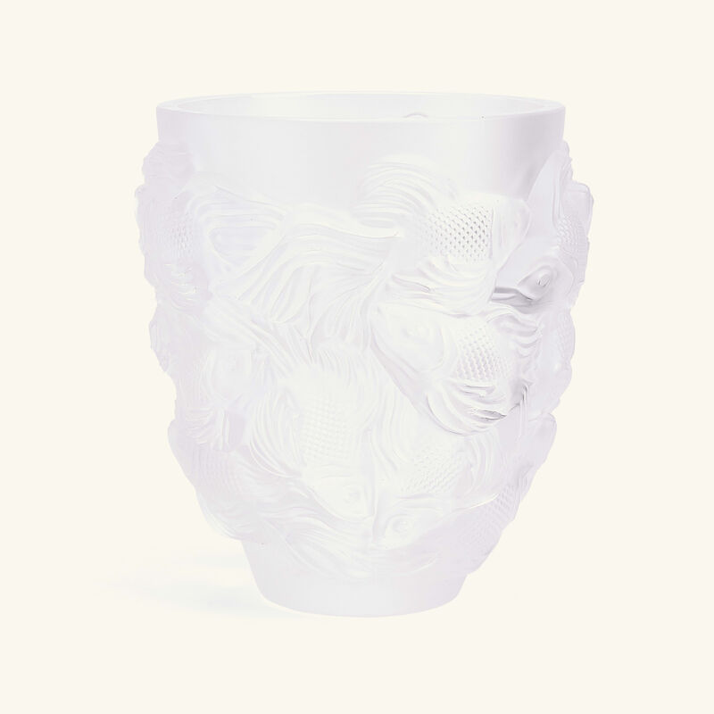Rosetail Vase Small Clear lalique rosetail vase small clear
