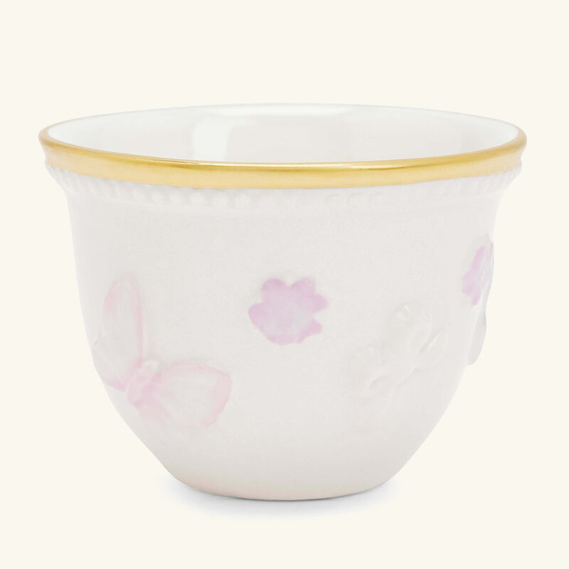 Butterfly Arabic Coffee Cup Pink villari butterfly arabic coffee cup pink
