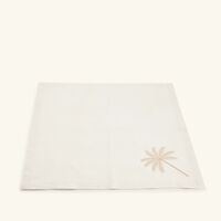 catherine denoual palm tree napkin beige