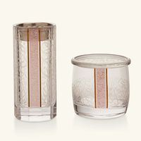Nagham Incense Burner and Candle Holder Clear Set of 3 dimlaj nagham incense burner and candle holder clear set of 3