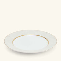 bernardaud sauvage blanc dinner plate round gold 26cm