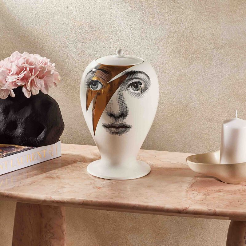 Tema e Variazioni no.375 Vase Medium White fornasetti tema e variazioni no 375 vase medium white