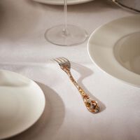 Jardin D'Eden Fork Silver Plated Gold christofle jardin d eden fork silver plated gold