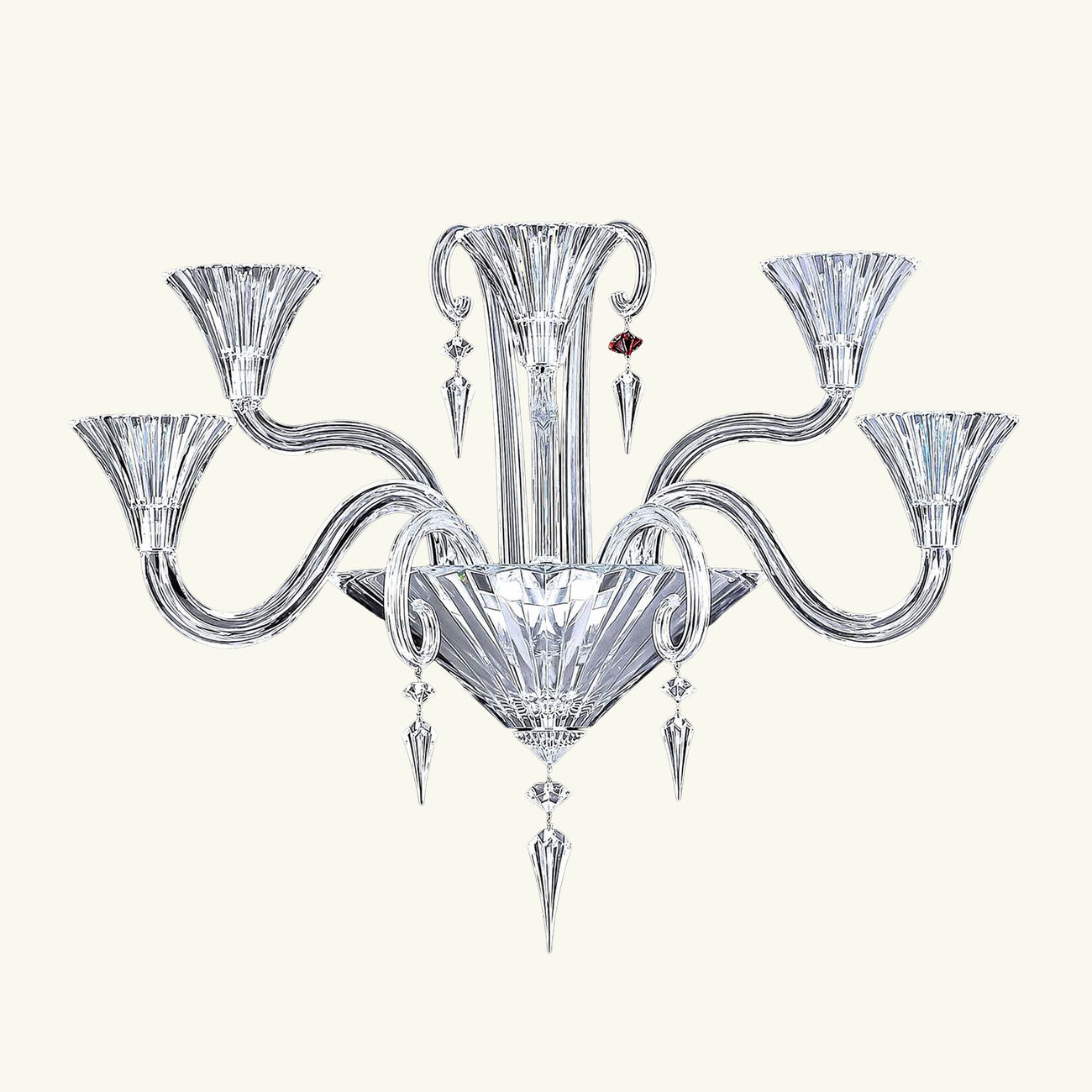 باكارا المصباح الجداري ميل نوي أبليك بخمس مصابيح