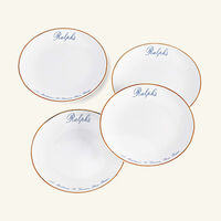 Ralph's Paris Canape Plate Round White Set Of 4 ralph lauren home ralph s paris canape plate round white set of 4