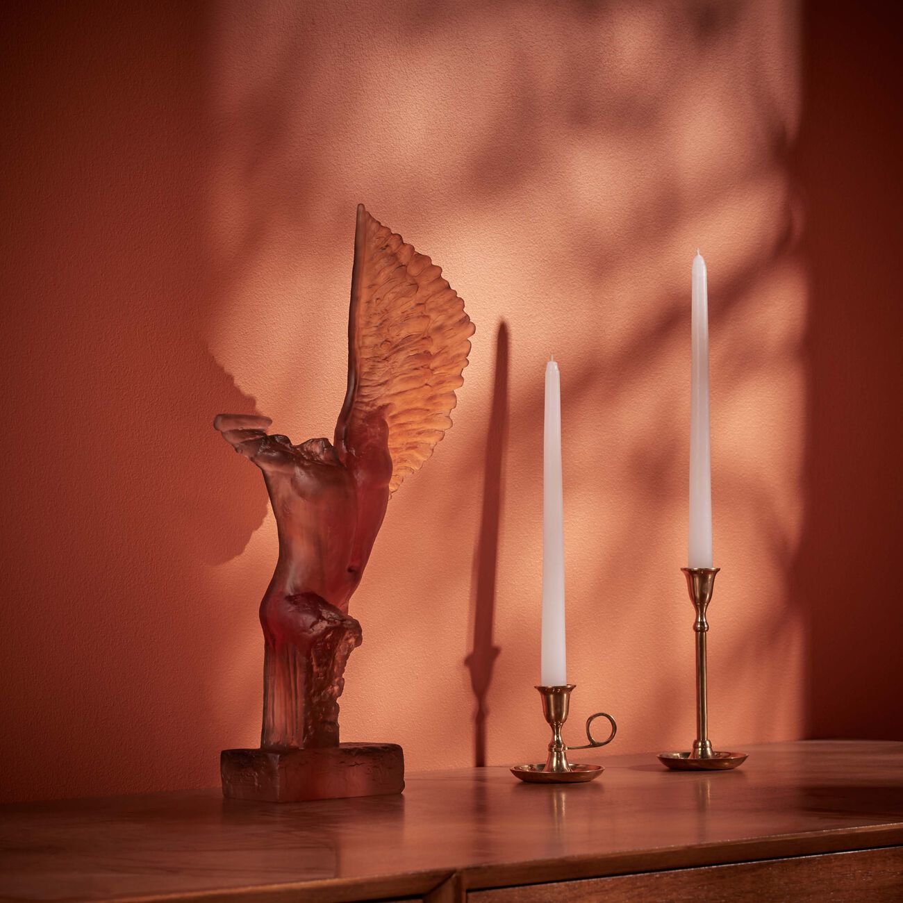 Ceyx Sculpture Medium Orange Limited Edition daum ceyx sculpture medium orange limited edition