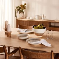 bernardaud sol dish round gold 29cm