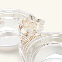 christofle anemone serving bowl silver plated