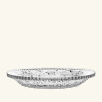 baccarat arabesque bread plate round clear 15cm