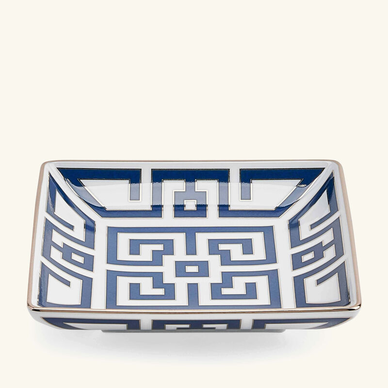 Labirinto Zaffiro Serving Tray Small Blue ginori 1735 labirinto zaffiro serving tray small blue