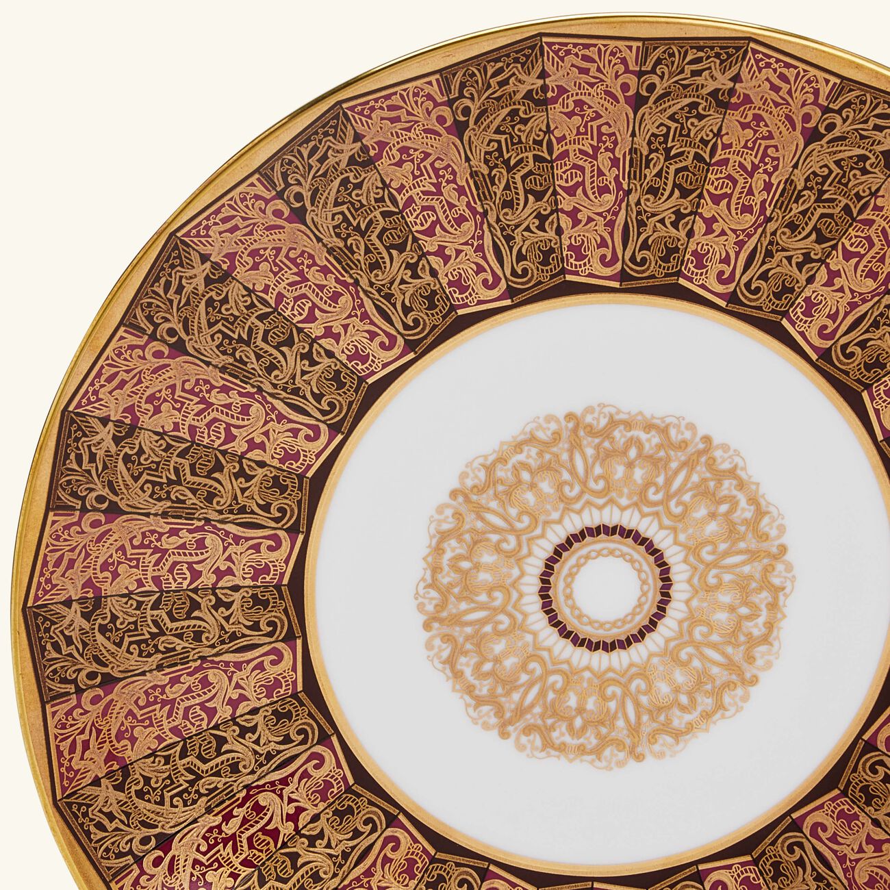 Eventail Dinner Plate Round Gold 21cm bernardaud eventail dinner plate round gold 21cm