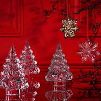 baccarat noel fir 2026 figurine mini clear