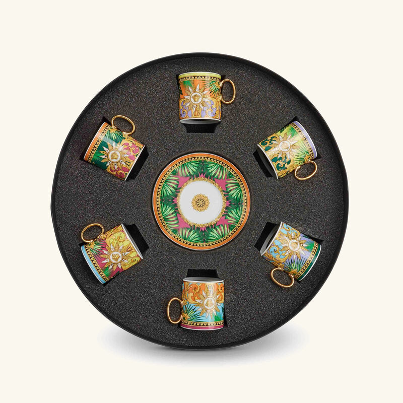 Jungle Animalier Coffee Cup Pattern Set Of 6 versace jungle animalier coffee cup pattern set of 6