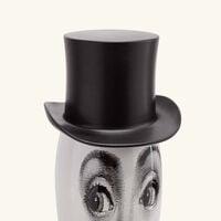 Smilzo Moustache Vase Medium White fornasetti smilzo moustache vase medium white