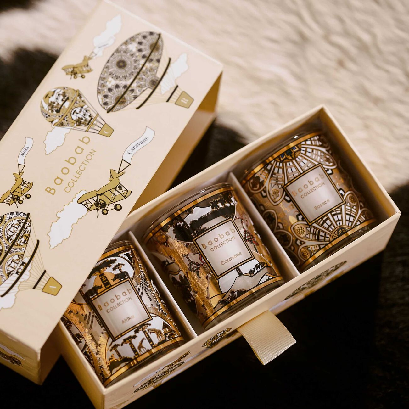 baobab collection caravane trio candle gift set