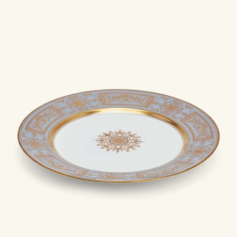 bernardaud aux rois dinner plate round gold 26cm