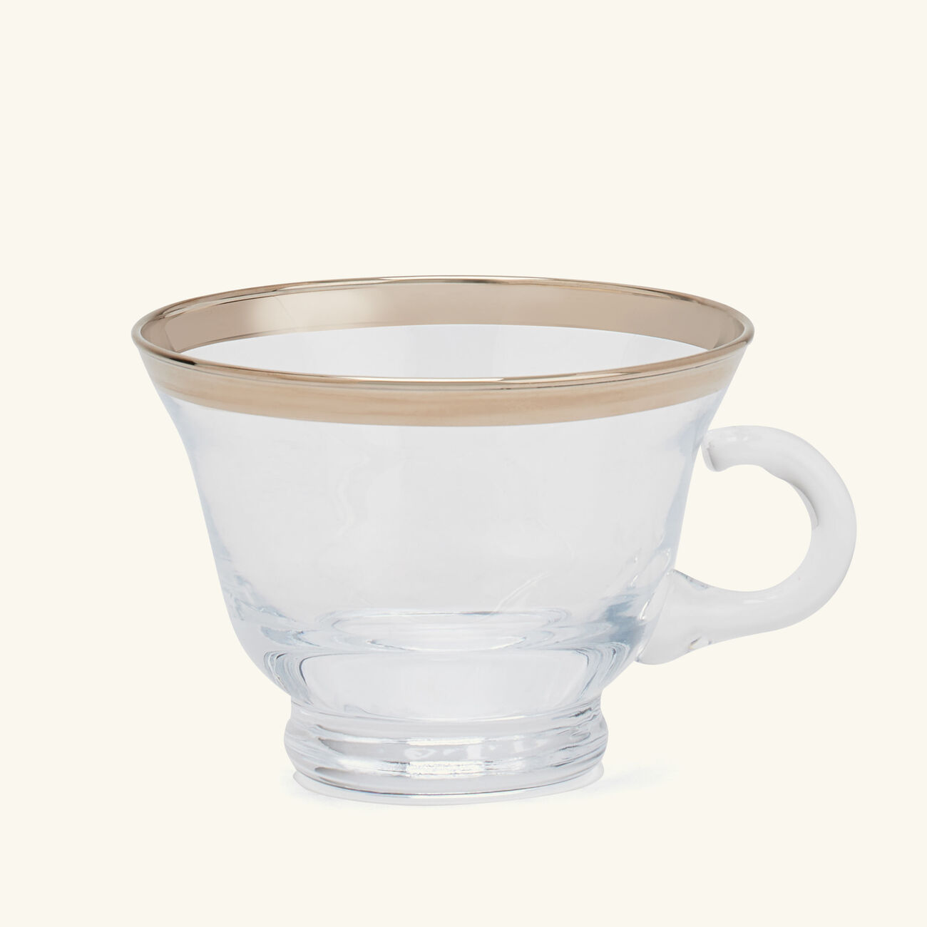 villari peacock cappuccino cup silver