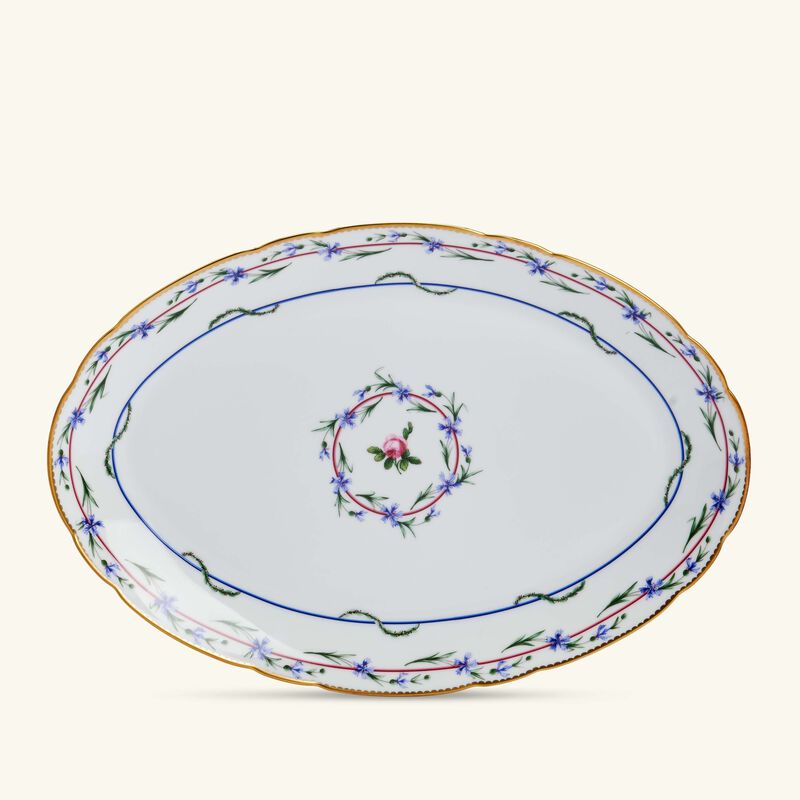 Le Gobelet Du Roy Serving Platter Oval White 33cm bernardaud le gobelet du roy serving platter oval white 33cm
