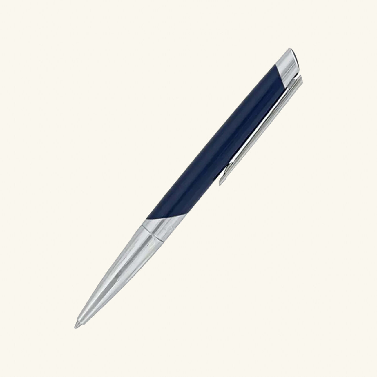 st dupont defi millennium ballpoint pen blue