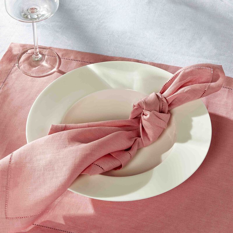 Feliz Napkin Pink Set Of 6 catherine denoual feliz napkin pink set of 6