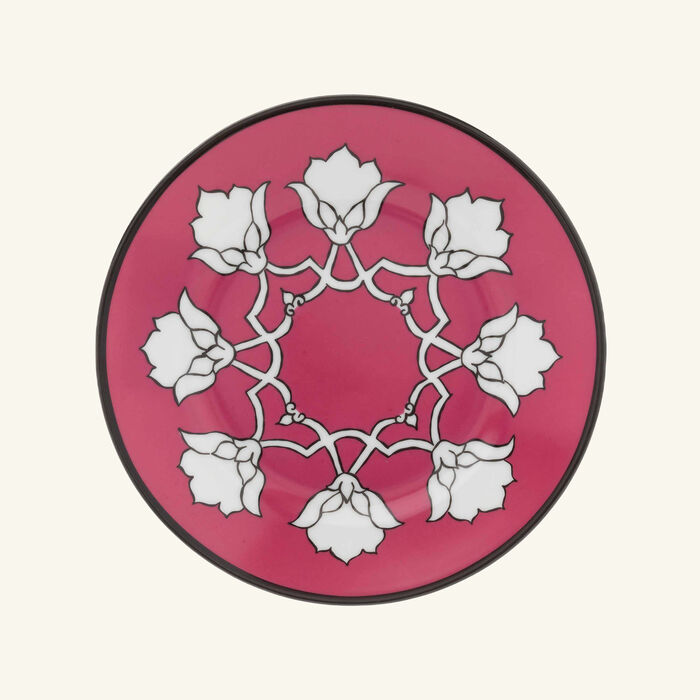 pinto paris jaipur bread plate round pink 15cm