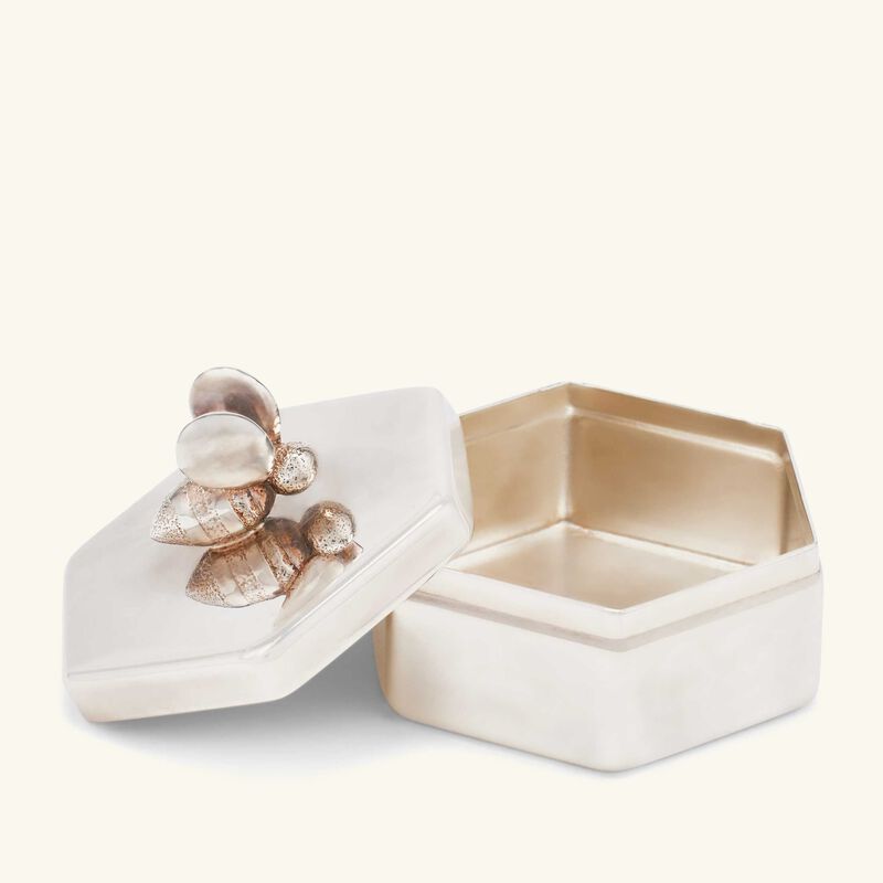 christofle beebee secret box silver plated