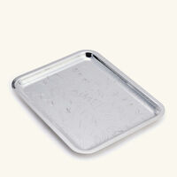 christofle graffiti serving tray rectangular small silver plated