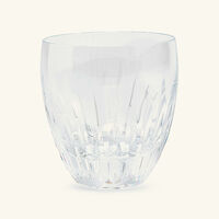 baccarat massena drinking glass large clear set of 2